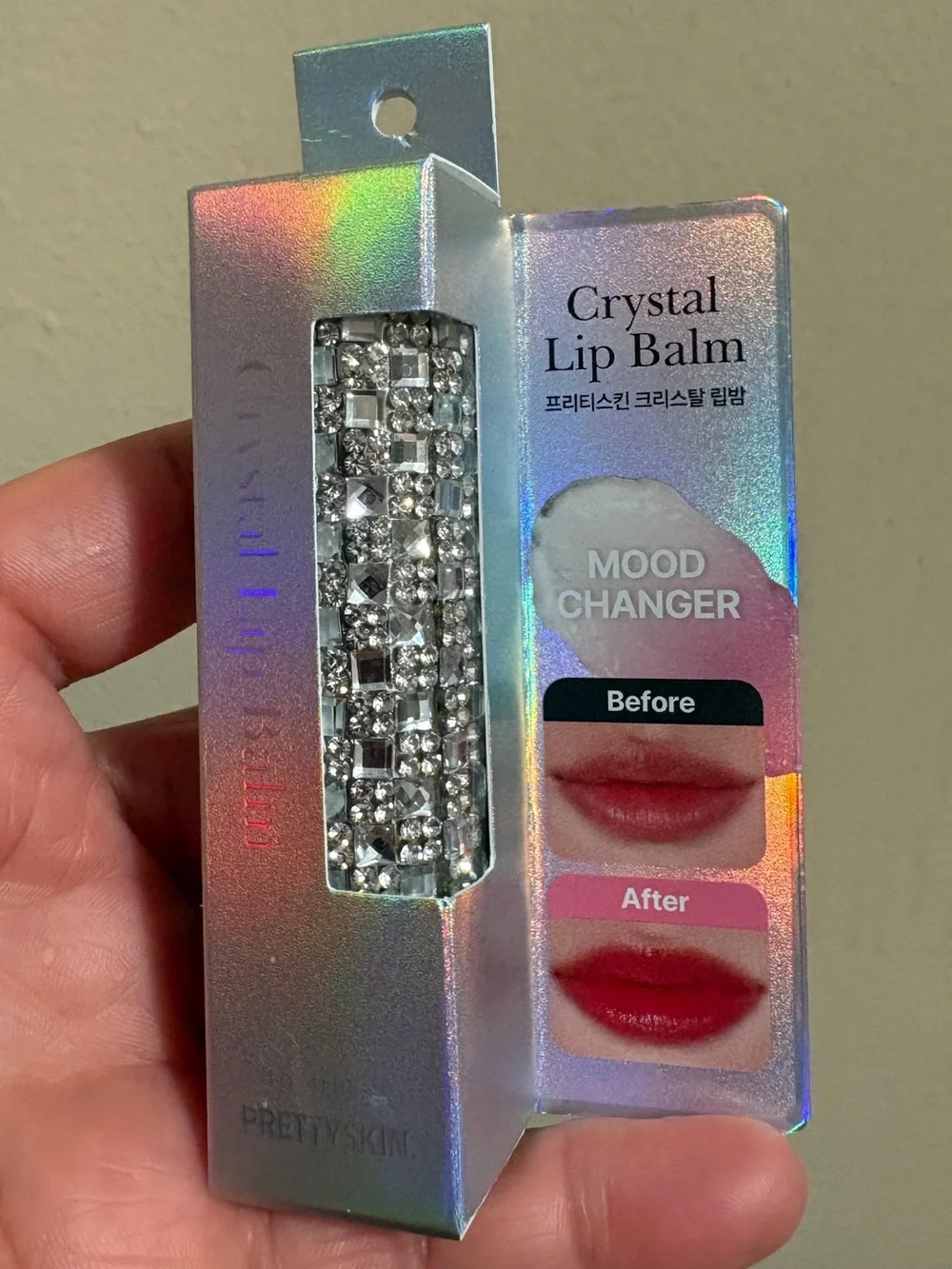 Crystal Lip Balm - Silver Mood Changer Brand New Factory Sealed. Never Opened